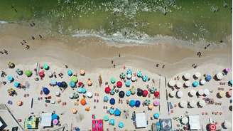 Praia de Copacabana.