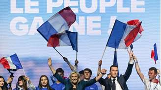 Marine Le Pen e Jordan Bardella: foco da agenda da direita radical na França é o controle da imigração