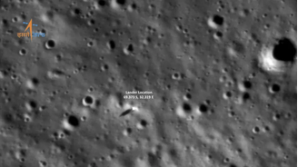 A missão lunar da Índia encontrou restos de um oceano de magma no pólo sul