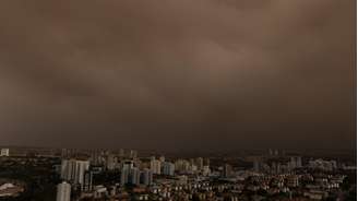 Ribeirão Preto foi tomada pela fumaça de queimadas