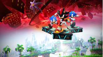 Sonic x Shadow Generations é um dos destaques no estande da Sega.