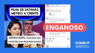 Postagem engana ao afirmar que Silas Malafaia teria chamado Michelle Bolsonaro de linguaruda do satanás