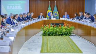 residente da República, Luiz Inácio Lula da Silva, durante reunião com Governadores, no Palácio do Planalto