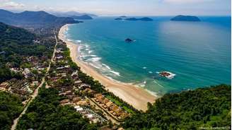 Praia de Juquehy, em São Sebastião