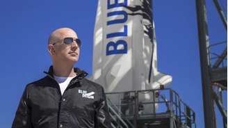 LEGENDA Jeff Bezos FOTO Blue Origin/Divulgacao