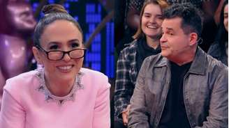 Tata Werneck e diretor Marco Rodrigo no "Lady Night"