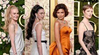 Nicole Kidman, Margaret Qualley, Zendaya e Leonie Benesch no tapete vermelho