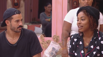 Após ver Diogo e Aline trocando carícias, Thamiris diz que não quer mais aconselhar sister