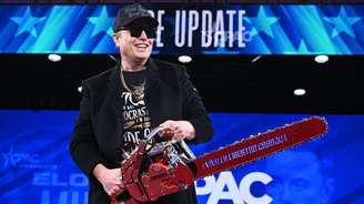 Musk ganhou uma motosserra há alguns dias do presidente da Argentina