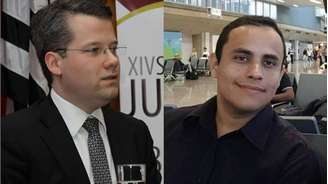 Amauri Feres Saad (à esquerda) e Tércio Arnaud Tomaz