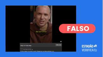 Vídeo clona voz de frei Gilson para divulgar promoção falsa de estatueta de Nossa Senhora de Fátima