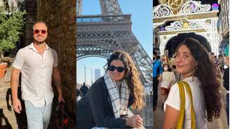 Da esq. p/ dir: João Pedro Xaubet, Jennifer Xaubet e Camilla Passos