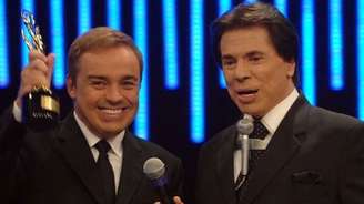 Gugu Liberato e Silvio Santos