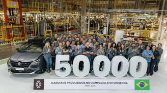 Renault Kardian alcança 50 mil unidades produzidas no Brasil