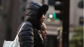 Frio registrado em São Paulo no início de abril.