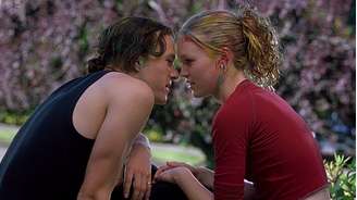 Heath Ledger e Julia Stiles em '10 Coisas que Eu Odeio em Você'
