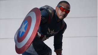 Anthony Mackie em cena de 'Capitão América: Admirável Mundo Novo'