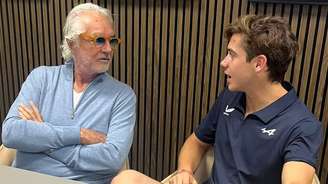 Flávio Briatore e Franco Colapinto