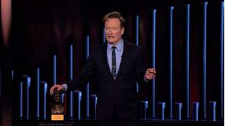 Conan O'Brien foi homenageado em 2025 com o Mark Twain Prize for American Humor, honraria dedicada à comédia americana
