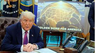 Trump disse que terminará de construir o "domo de ouro" antes do final de seu mandato