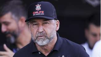 O presidente do Corinthians, Augusto Melo