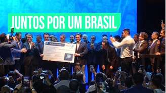 Em evento recheado por caciques políticos do centro e da direita, Guilherme Derrite se filiou ao PP