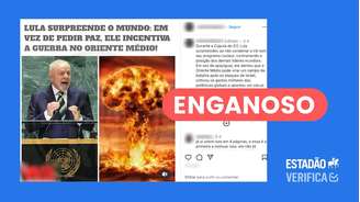 Não houve declaração explícita de apoio ao governo iraniano, diferente do que a postagem no Instagram acusa.