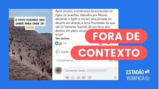 Vídeo não mostra iranianos fugindo de bombardeios de Israel