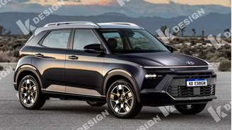 Novo SUV de entrada nacional da Hyundai deverá ter o visual inspirado no Kona