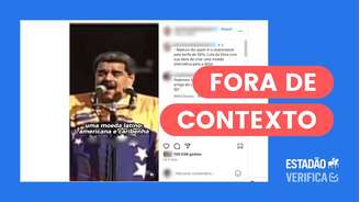 O vídeo de Maduro foi gravado em 2023. após discussão de Lula com a Argentina sobre a criação de uma moeda comum.