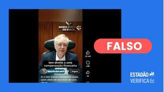 Vídeo clona voz de diretor do Banco Central com IA para simular anúncio sobre falsa compensação financeira