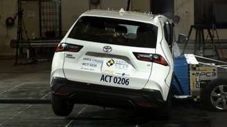Toyota Yaris Cross em teste de impacto ASEAN NCAP
