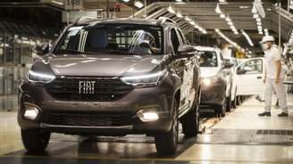 Linha de produção Fiat