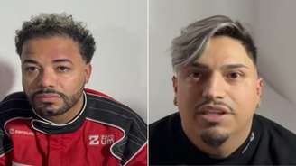 Vídeo do Deic mostra momento em que Hytalo e o marido são presos em SP. Foto: Polícia Civil/Divulgação