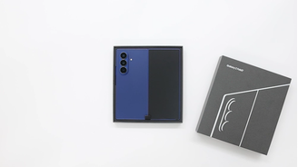 Imagem de divulgação do Galaxy Z Fold 7, lançamento da Samsung