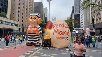 Manifestação pró-anistia do ex-presidente Jair Bolsonaro (PL) na Av. Paulista, em São Paulo, neste 7 de Setembro de 2025.