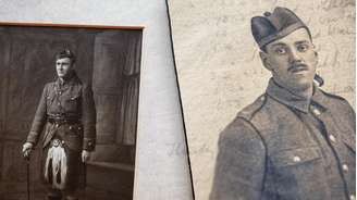 Uma pequena e dedicada equipe identificou dois soldados escoceses que morreram na frente de batalha mais de um século atrás, no norte da França