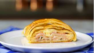 Lasanha Trançada de Presunto e Queijo