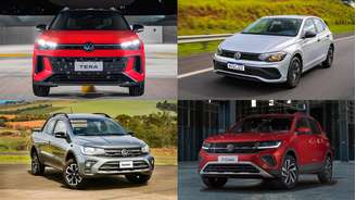 Tera, Polo, T-Cross e Saveiro: quatro VW no top 10