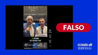 Vídeo de senadores foi adulterado para inventar que eles teriam divulgado uma indenização