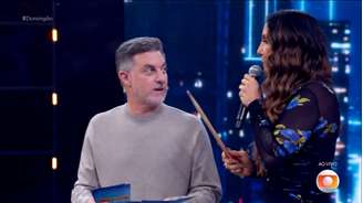 Luciano Huck e Ivete Sangalo no Domingão (Reprodução/TV Globo)