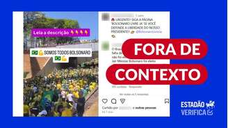 Vídeo de ato pela anistia de Jair Bolsonaro circula fora de contexto