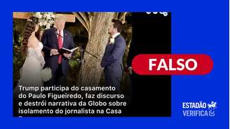 A legenda acrescentada sobre a imagem esconde uma inscrição feita pelo jornalista; ela dava um tom de piada à publicação, demonstrando se tratar de uma montagem.