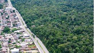 Vista geral da cidade de Manaus, capital do Amazonas.