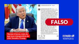 Trump, hoje com 79 anos de idade, é a pessoa mais idosa a ser eleita para a presidência dos Estados Unidos. Em matéria do mês passado, o jornal New York Times revelou sinais de fadiga do presidente em sua rotina pública.