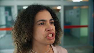 Joélly (Alana Cabral) de Três Graças (Reprodução/TV Globo)