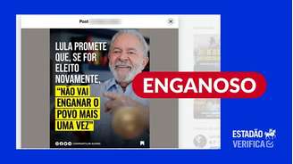 Frase dita por Lula em entrevista concedida em 2020 voltou a circular como se fosse atual e fora de contexto