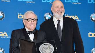 Martin Scorsese, à esquerda, e Rob Reiner, à direita, em 2014