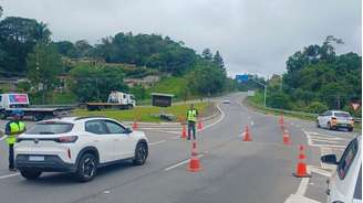 Interdição na rodovia Mogi-Bertioga no primeiro domingo do ano, 4 de dezembro de 2026.