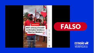 Vídeo em que MST ameaça invadir EUA para resgatar Maduro foi feito com IA